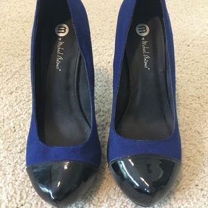 NEW Blue Black Pumps size 7.5 shoes